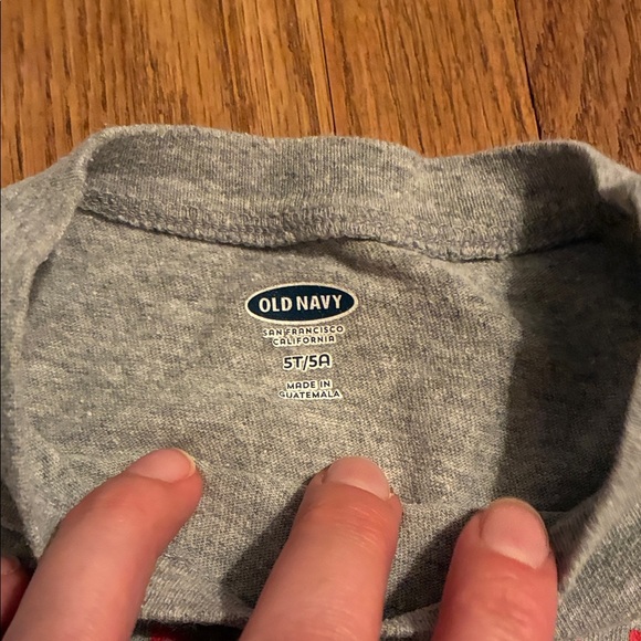 Assorted Kids Short Sleeve Tees - Red, Gray, Black, Blue, Orange and one pj set - Picture 5 of 11